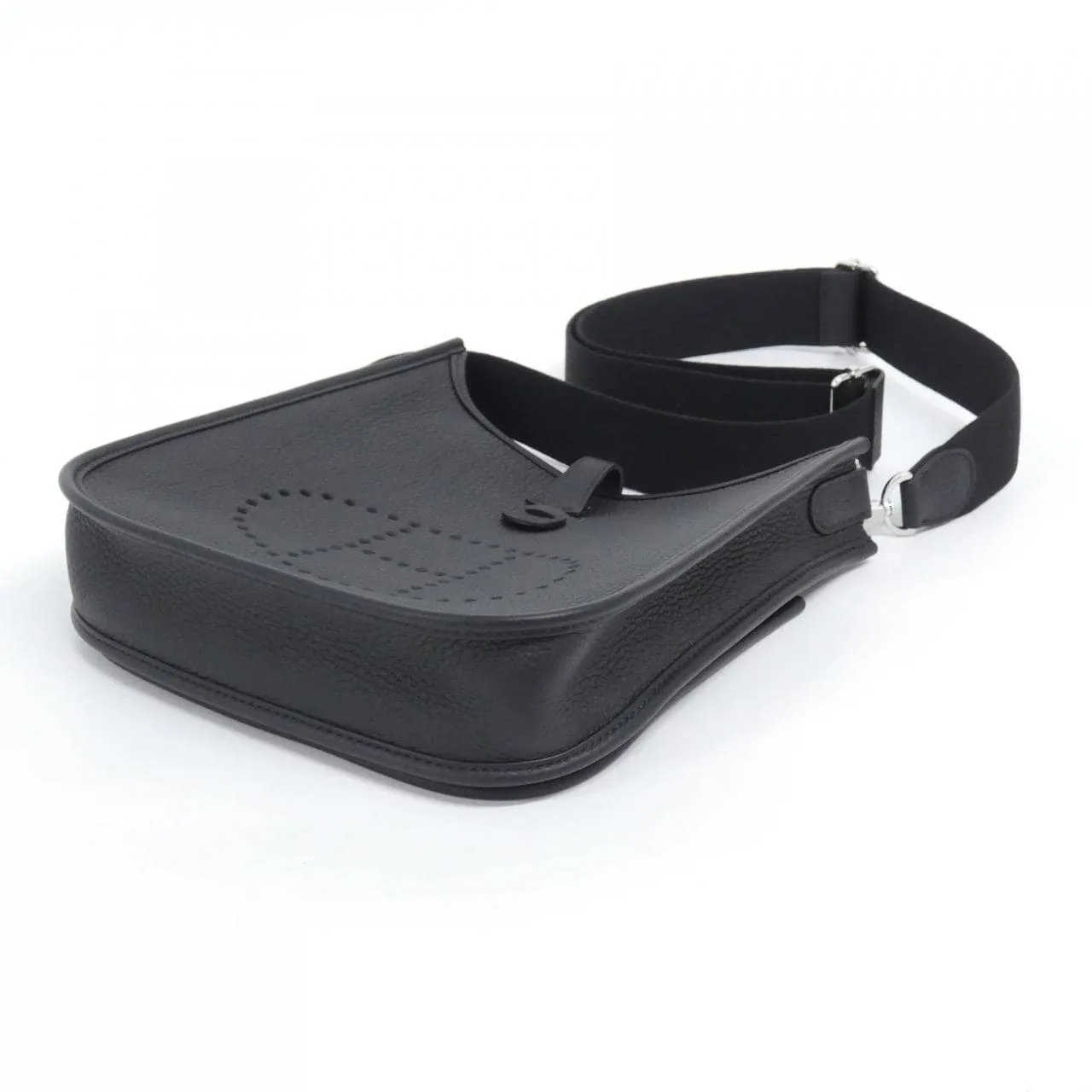 HERMES Evelyne 087941CK Shoulder Clemence Black Clemence Leather Unused - Thumbnail 3