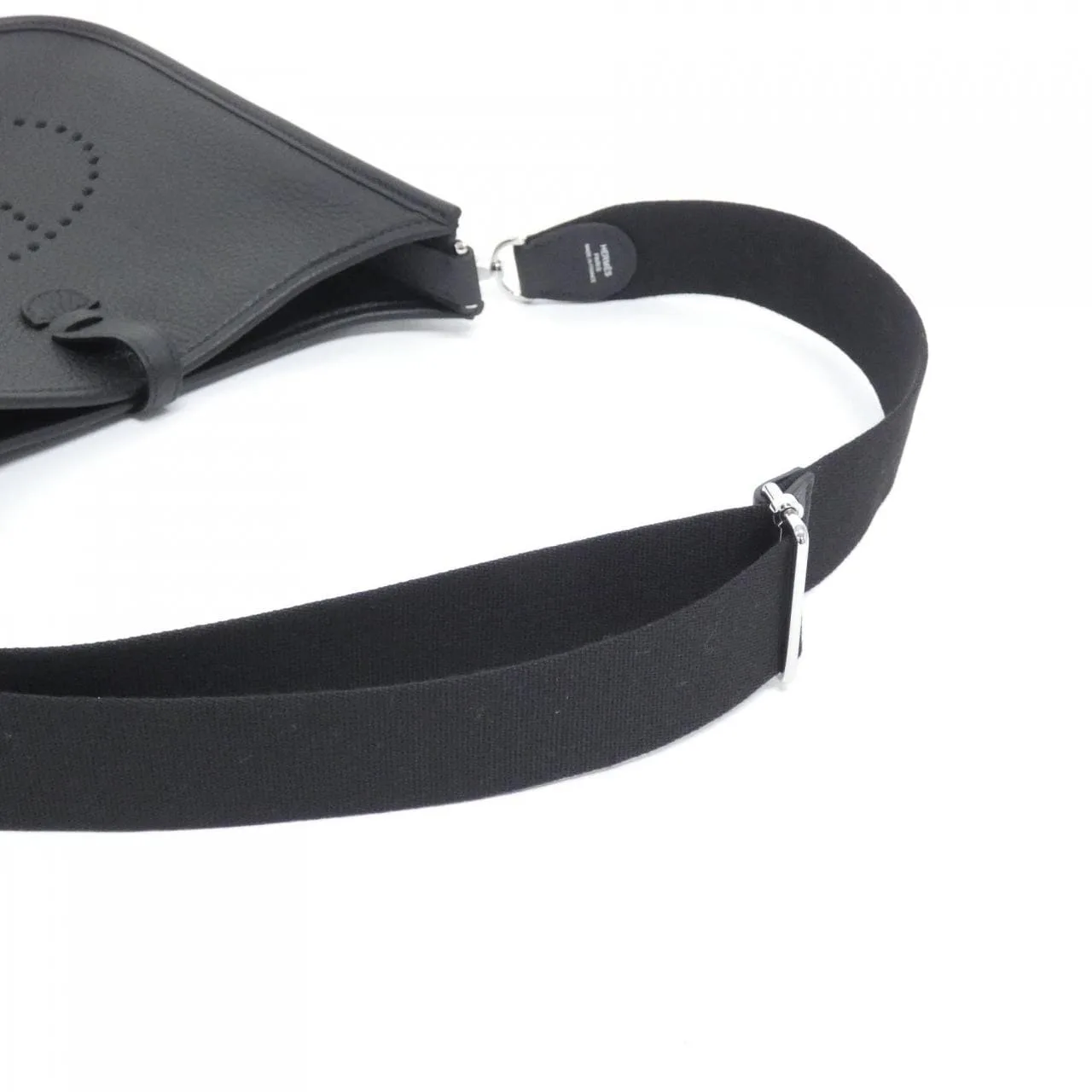 HERMES Evelyne 087941CK Shoulder Clemence Black Clemence Leather Unused - Thumbnail 4