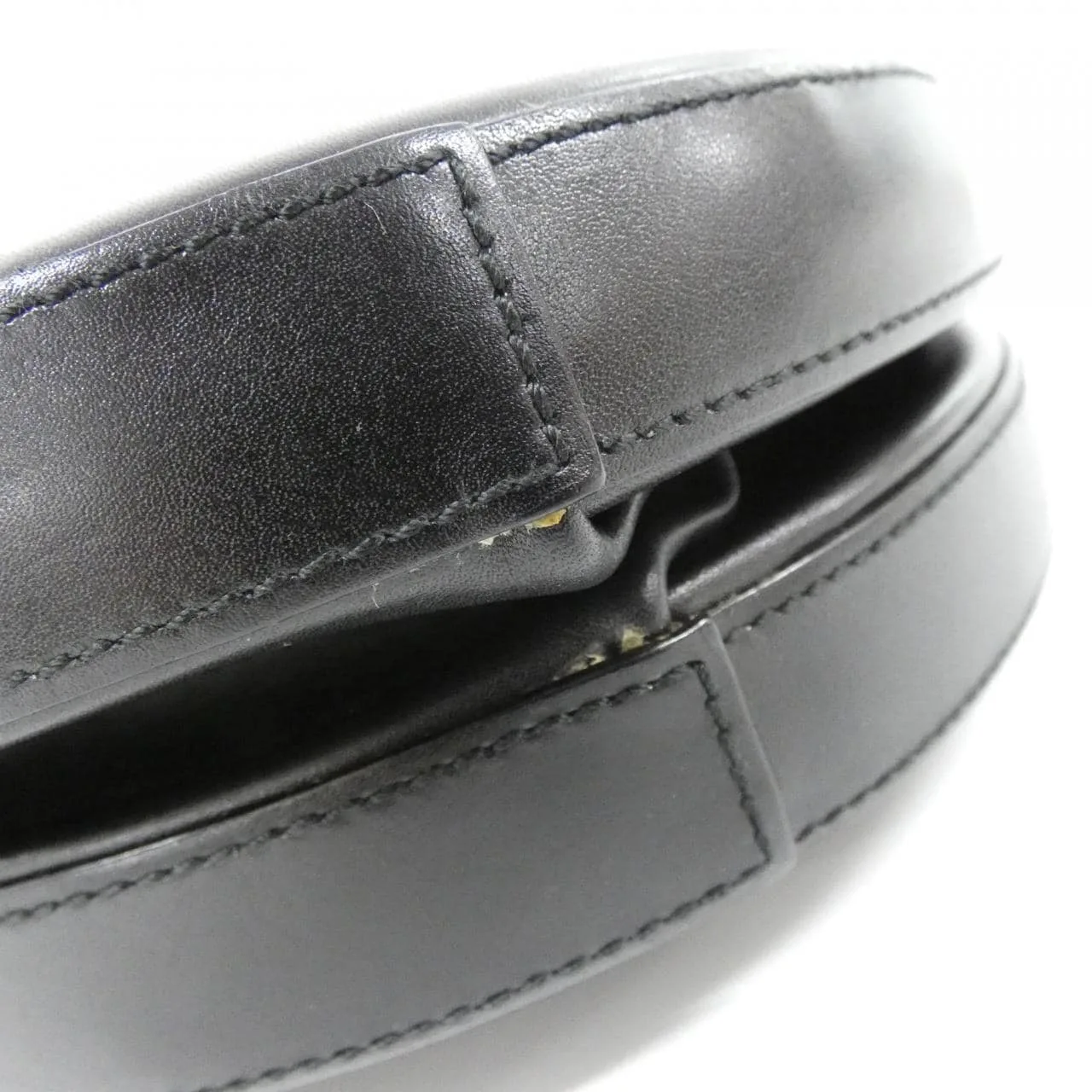 LOEWE Handbag Leather Black Leather Rank B - Thumbnail 3