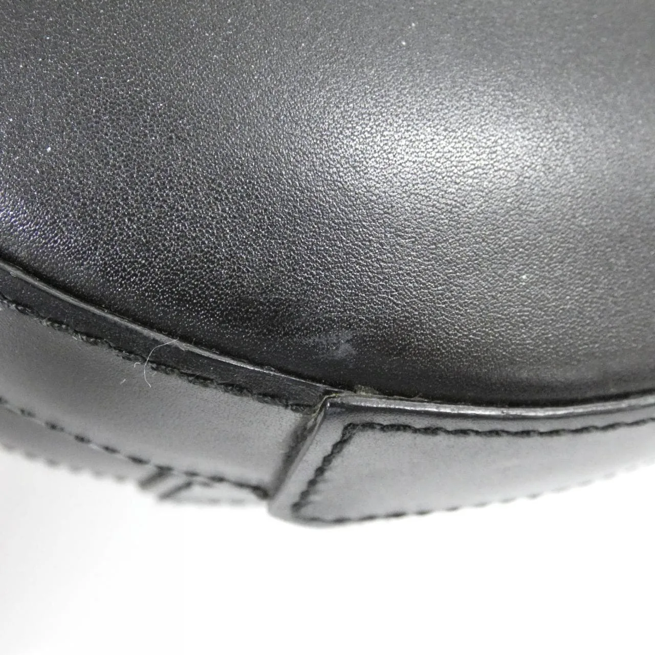 LOEWE Handbag Leather Black Leather Rank B - Thumbnail 4