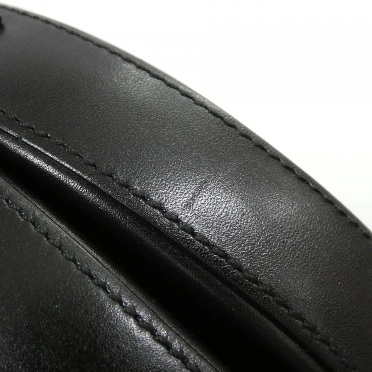 LOEWE Handbag Leather Black Leather Rank B - Thumbnail 6