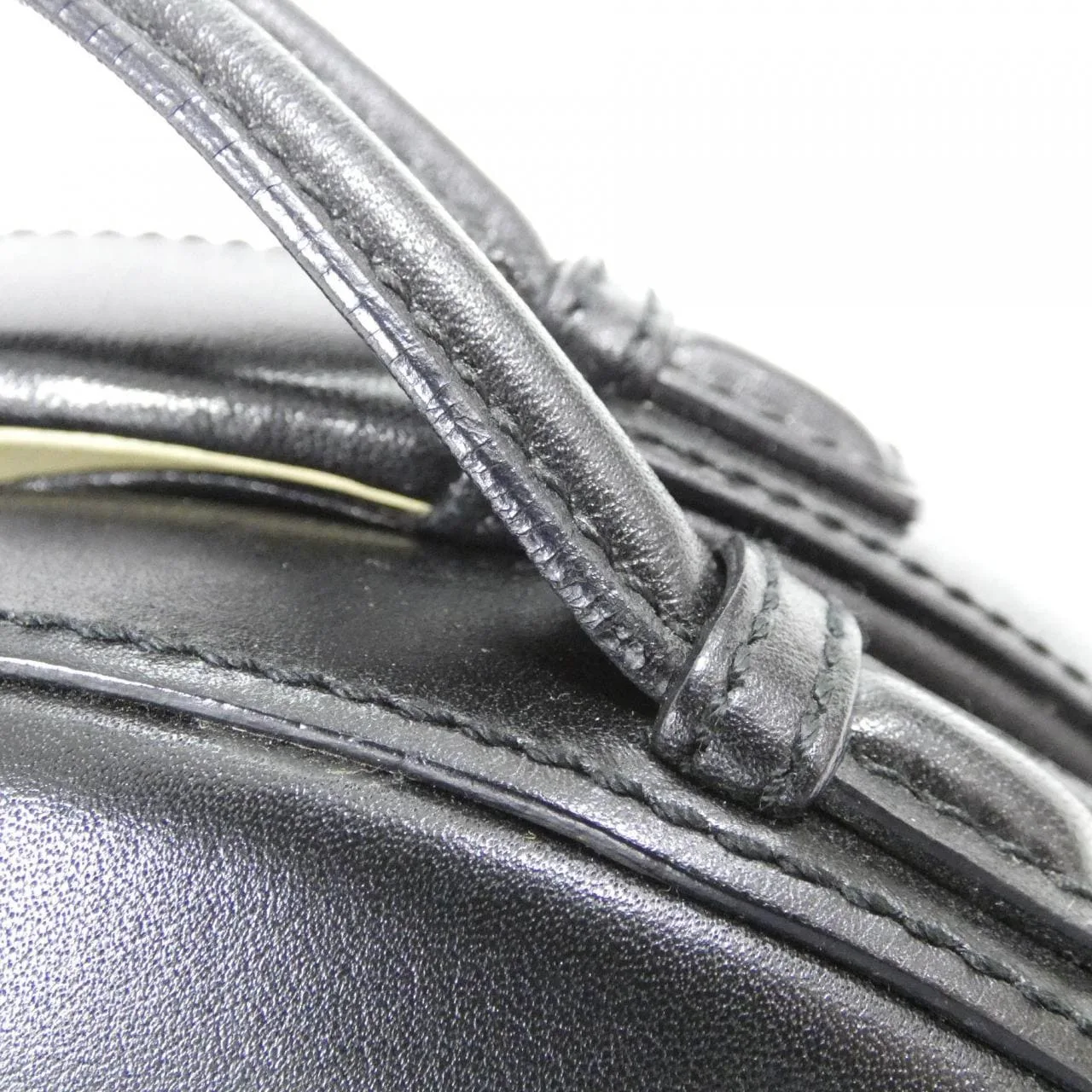 LOEWE Handbag Leather Black Leather Rank B - Thumbnail 8