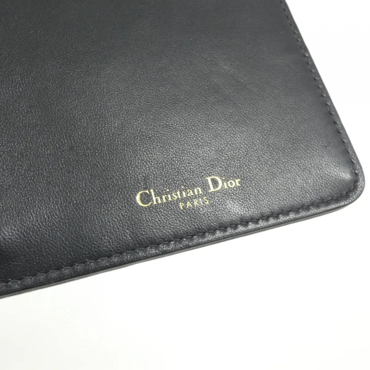 DIOR 30 Montaigne S2090UTZQ Wallet Canvas Black Canvas Rank A - Thumbnail 4
