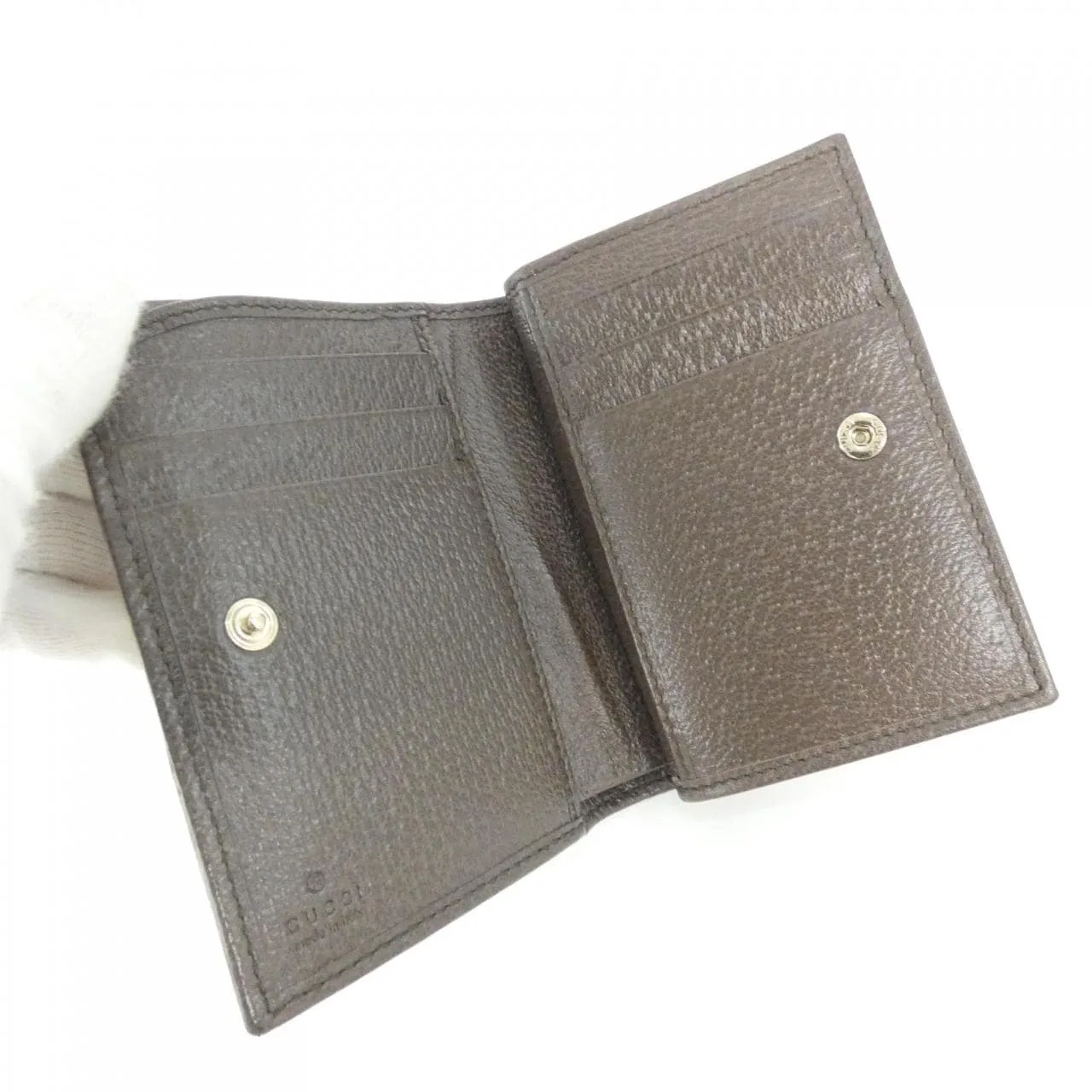 GUCCI 838468 FAE0L Wallet Canvas Black Canvas Rank A - Thumbnail 3