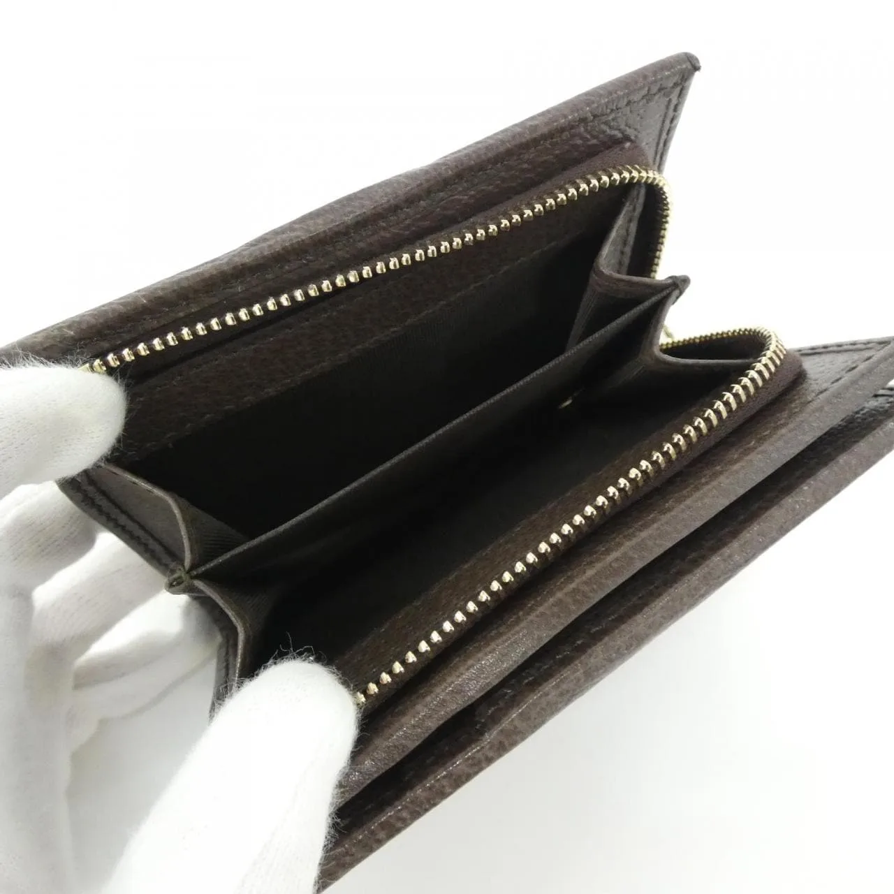 GUCCI 838468 FAE0L Wallet Canvas Black Canvas Rank A - Thumbnail 5