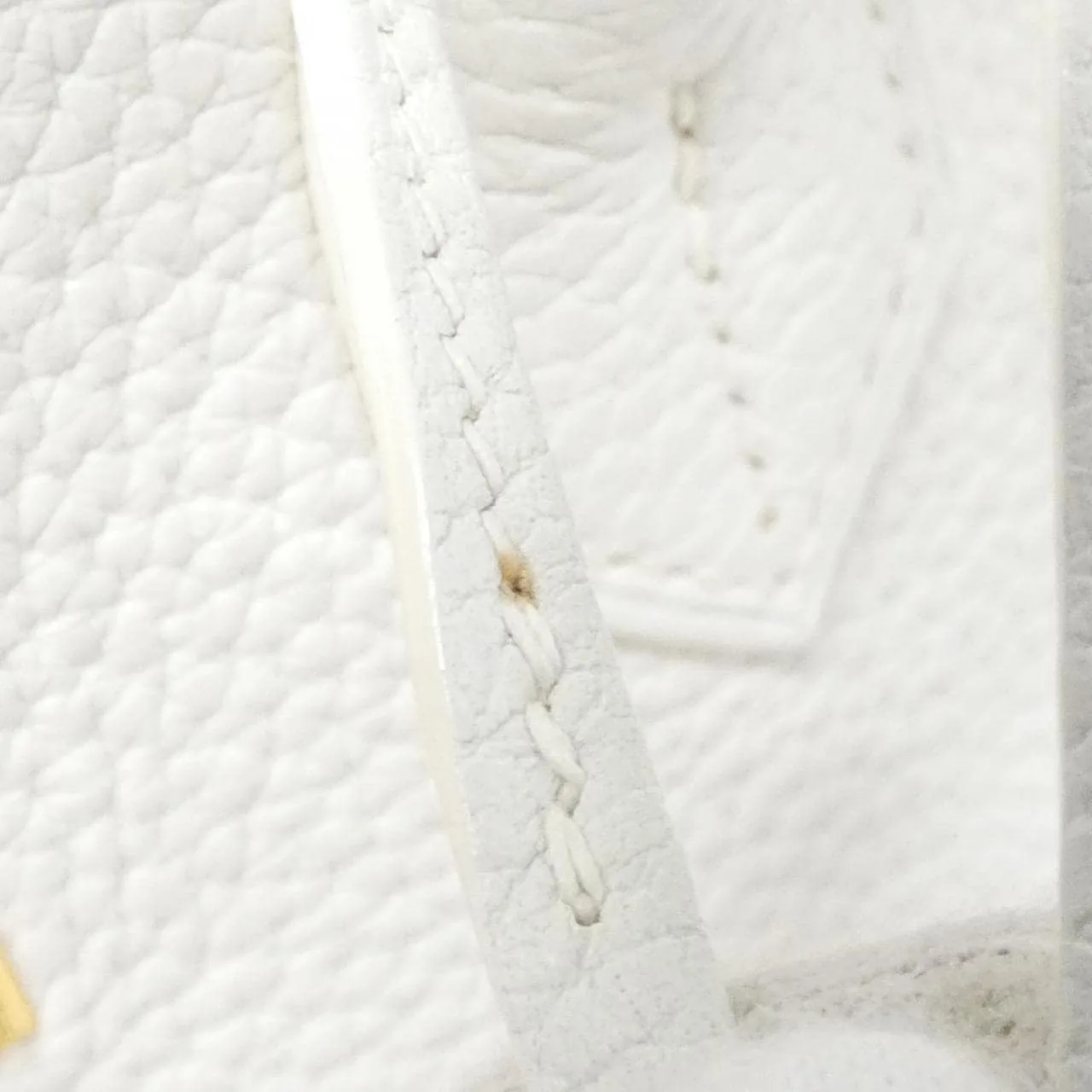 HERMES Birkin 025789CC Handbag Clemence White Clemence Leather Rank A - Thumbnail 8