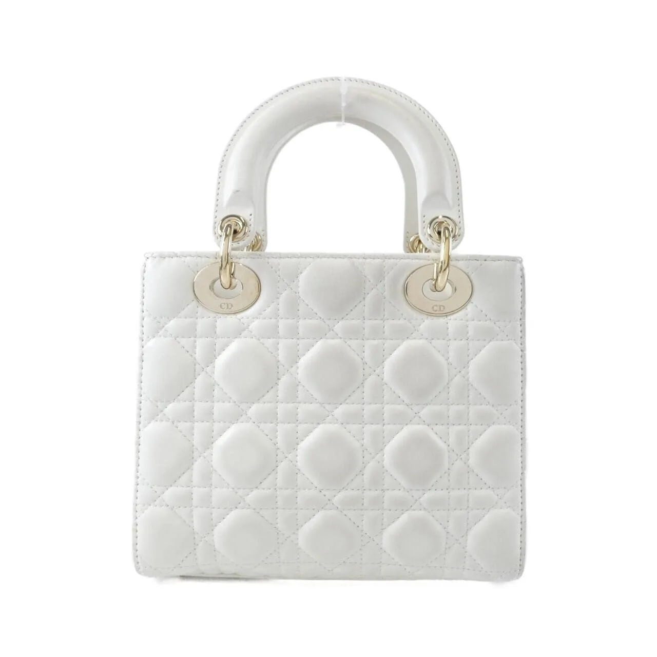 DIOR Lady Dior M0532OCAL Handbag Lambskin Black Lambskin Rank B - Thumbnail 2