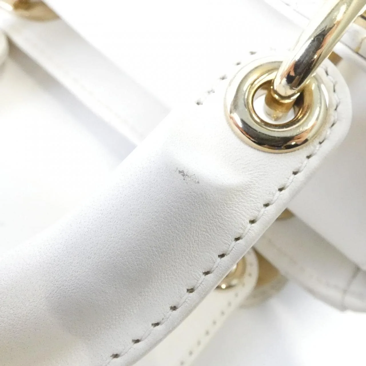 DIOR Lady Dior M0532OCAL Handbag Lambskin Black Lambskin Rank B - Thumbnail 7