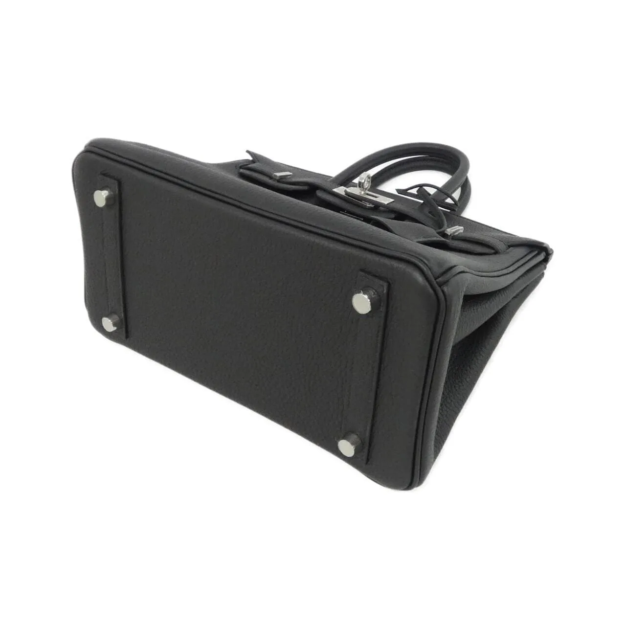 HERMES Birkin 041344CK Handbag Togo Black Togo Leather Unused - Thumbnail 3