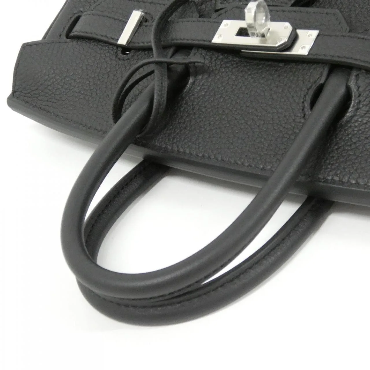 HERMES Birkin 041344CK Handbag Togo Black Togo Leather Unused - Thumbnail 5