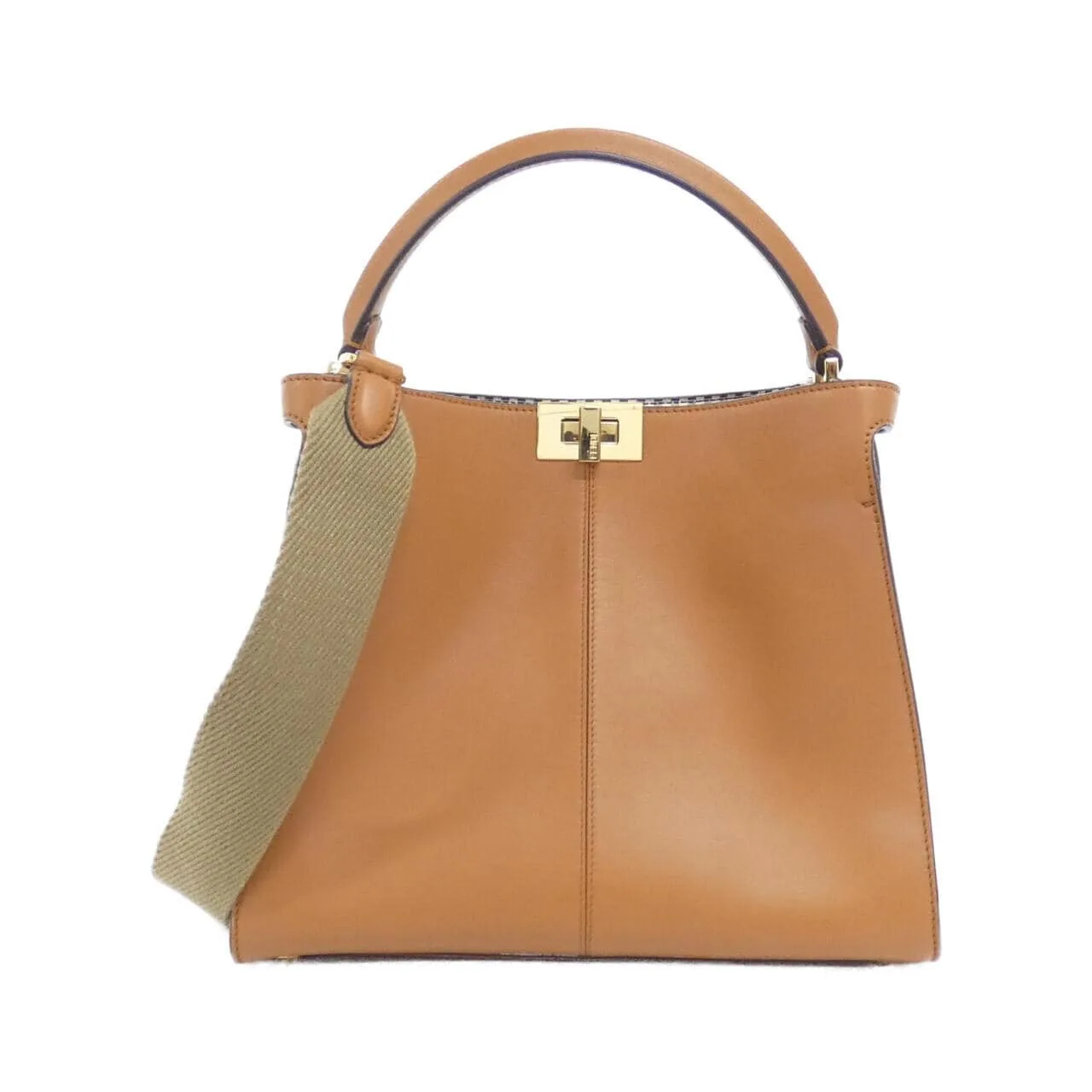 FENDI Peekaboo 8BN310 ABVP Handbag Black
