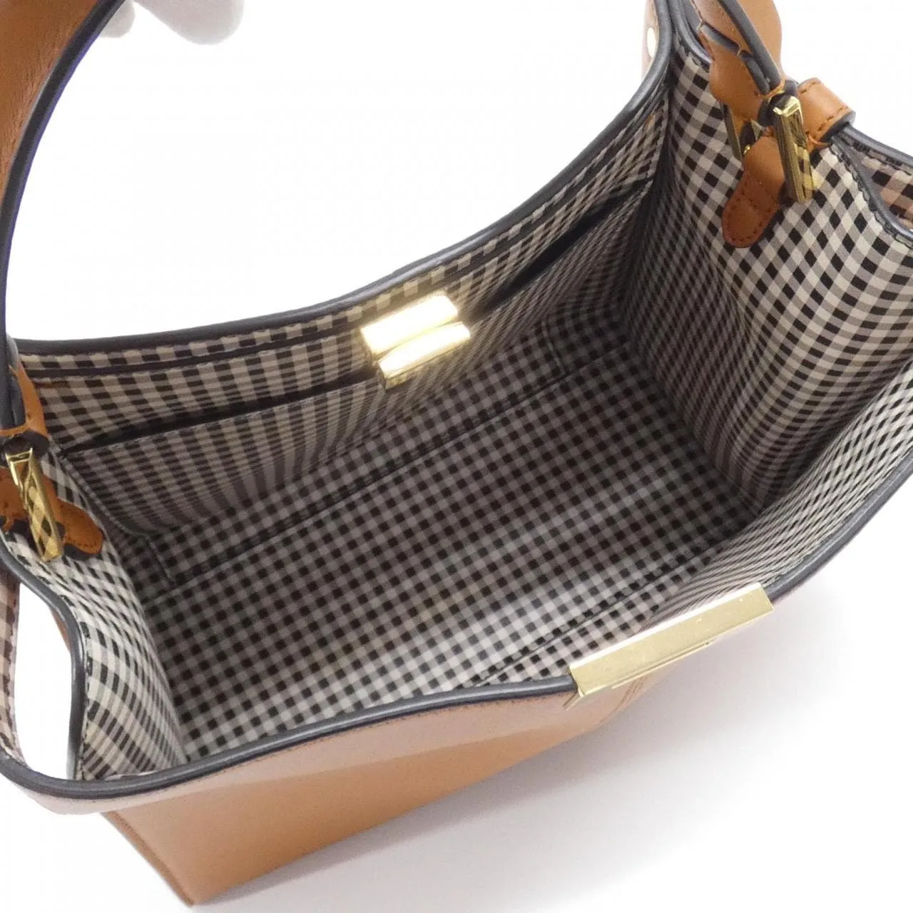 FENDI Peekaboo 8BN310 ABVP Handbag Black Rank A - Thumbnail 8