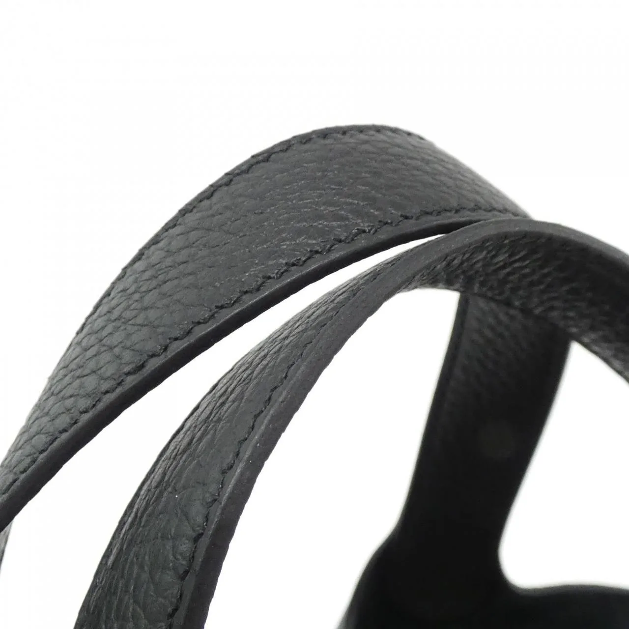 HERMES Picotin 056289CK Handbag Clemence Black Clemence Leather Unused - Thumbnail 4