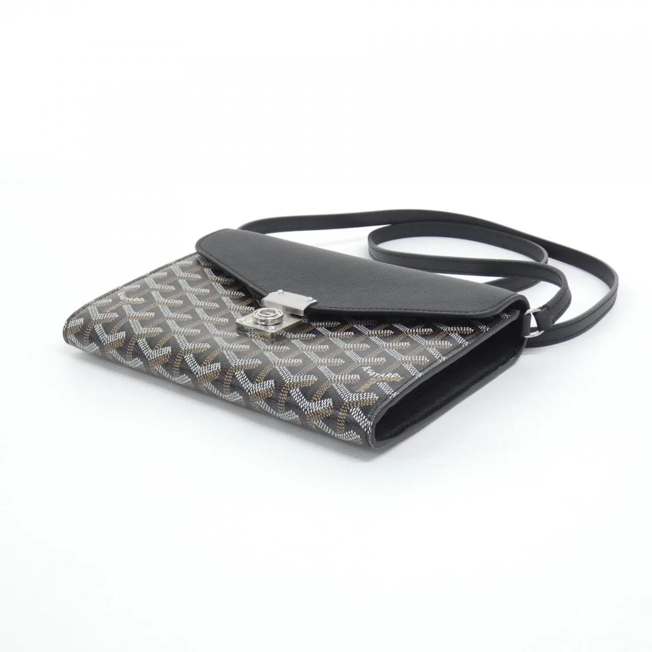 GOYARD 肩背包 帆布 黑色 帆布 中古品A - 縮圖 3