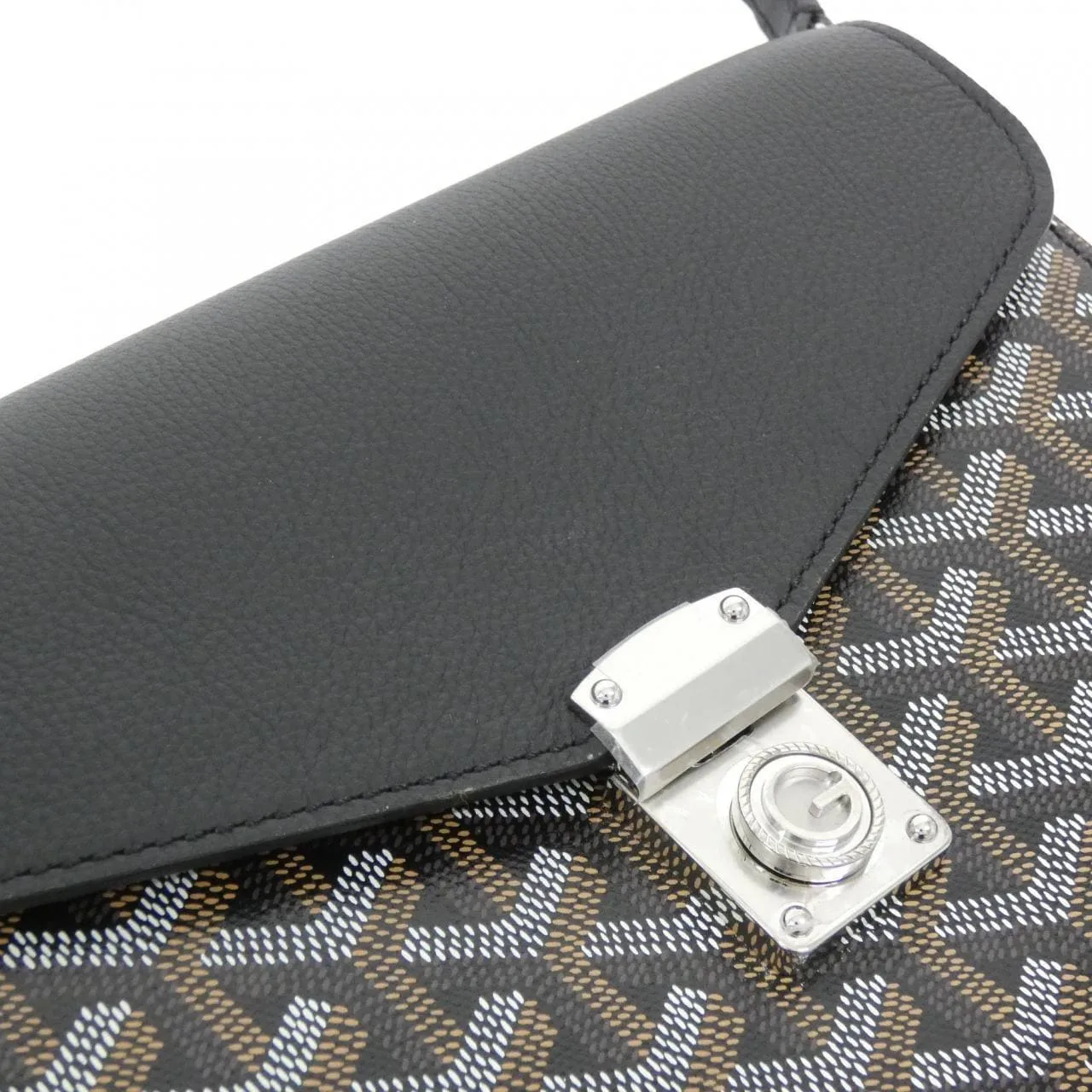 GOYARD 肩背包 帆布 黑色 帆布 中古品A - 縮圖 4