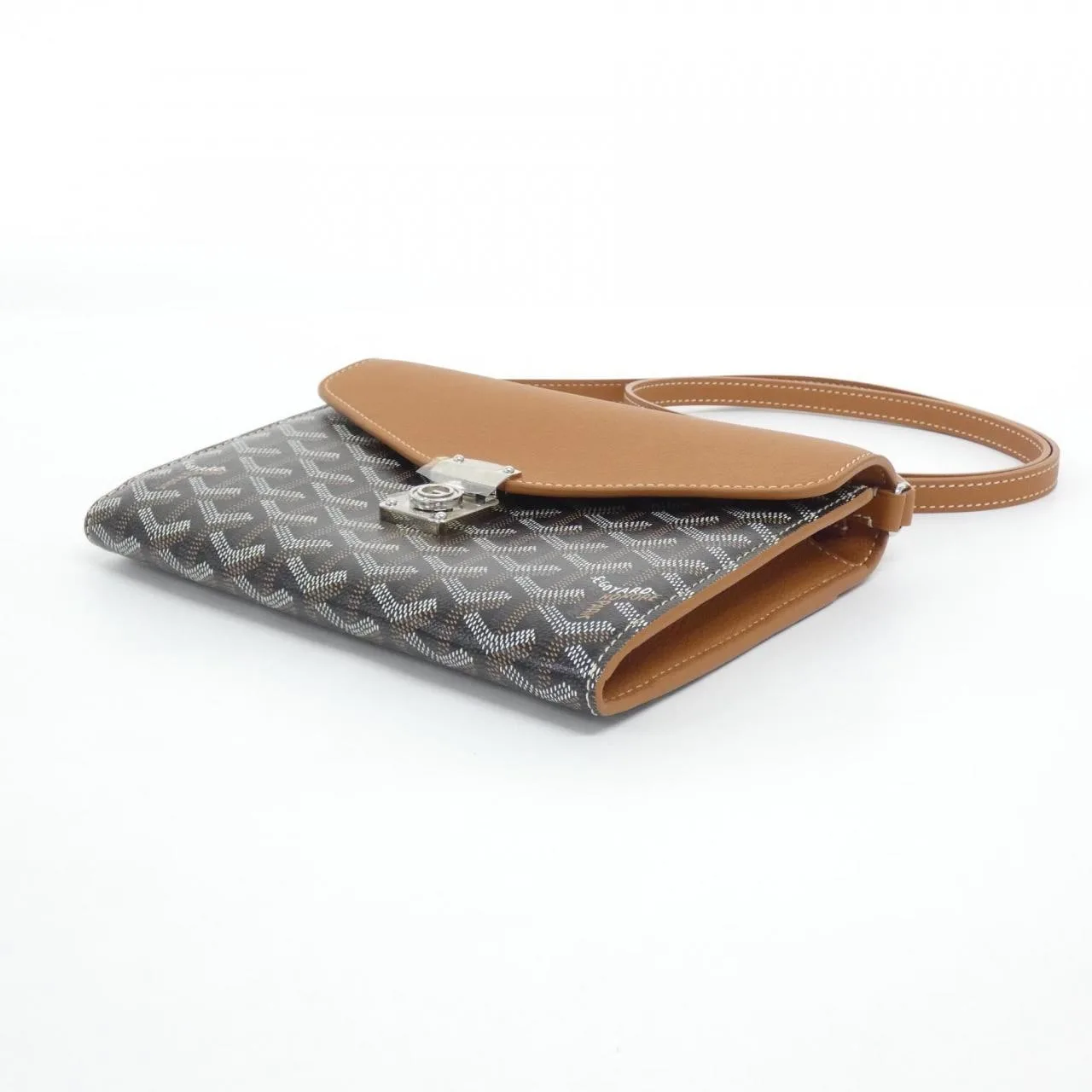GOYARD 肩背包 帆布 黑色 帆布 中古品A - 縮圖 3