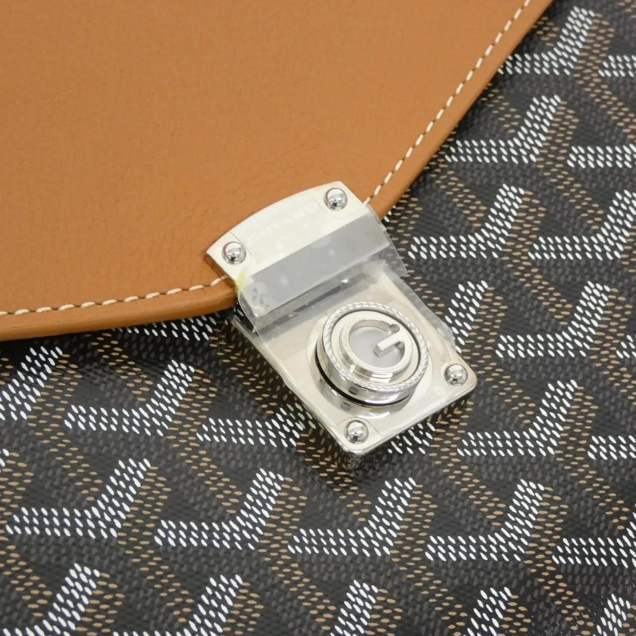 GOYARD 肩背包 帆布 黑色 帆布 中古品A - 縮圖 4