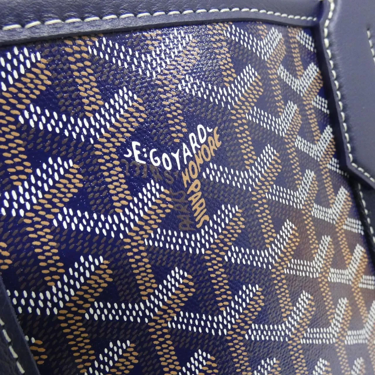 GOYARD 手提包 帆布 深藍色 帆布 未使用品 - 縮圖 4