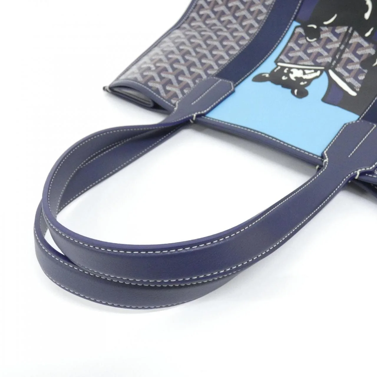 GOYARD 手提包 帆布 深藍色 帆布 未使用品 - 縮圖 5