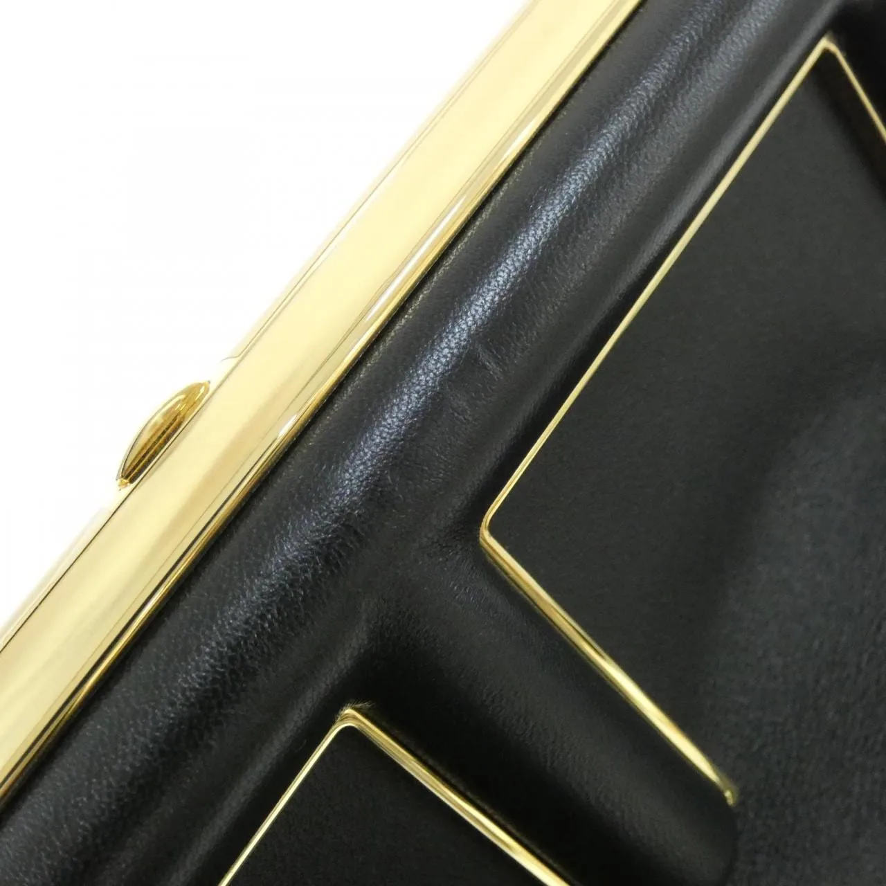 FENDI Fendi First 8BP127 ABVE Handbag Lambskin Black Lambskin Rank A - Thumbnail 4