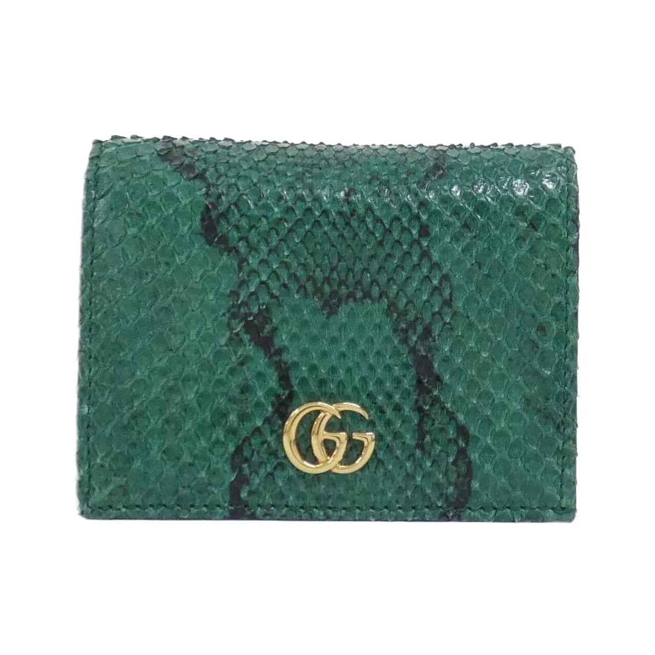GUCCI 456126 LU3XG 銀包 蟒蛇皮