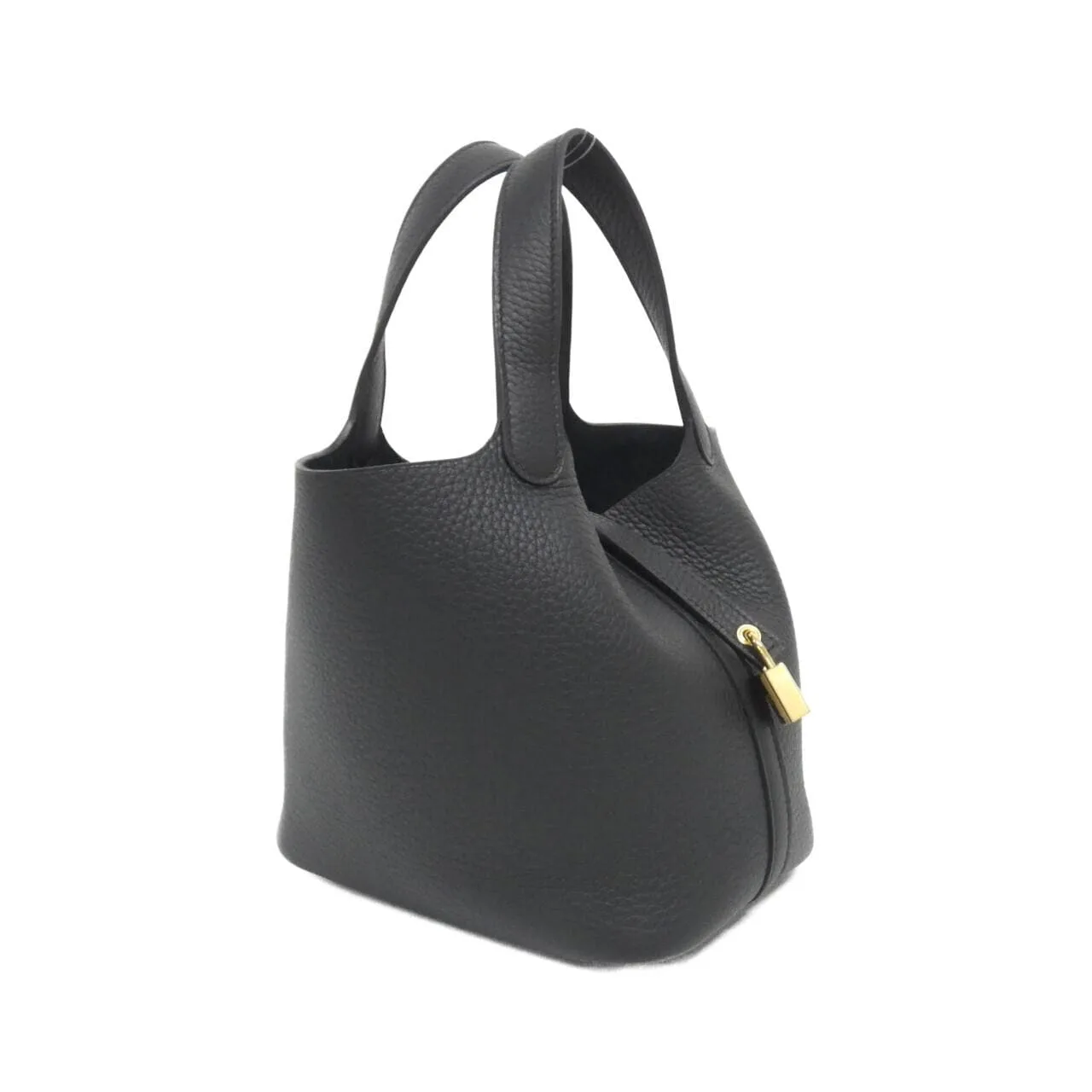 HERMES Picotin 056289CC Handbag Clemence