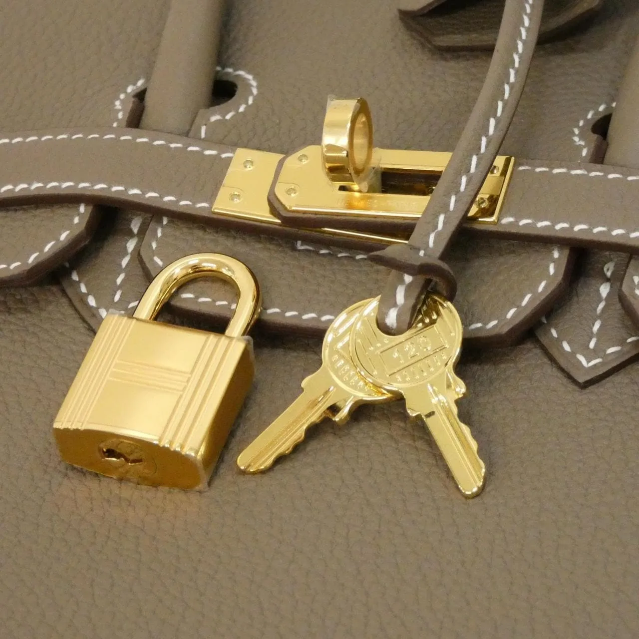 HERMES Birkin 041344CC Handbag Togo 4