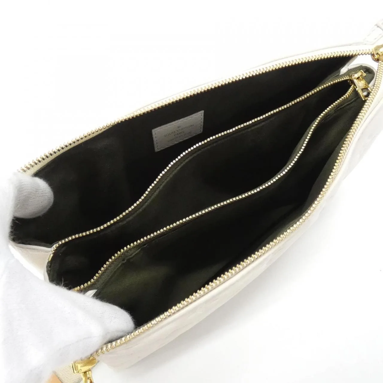 LOUIS VUITTON M21262 Shoulder Lambskin 黑色 羊皮 中古品B - 縮圖 7