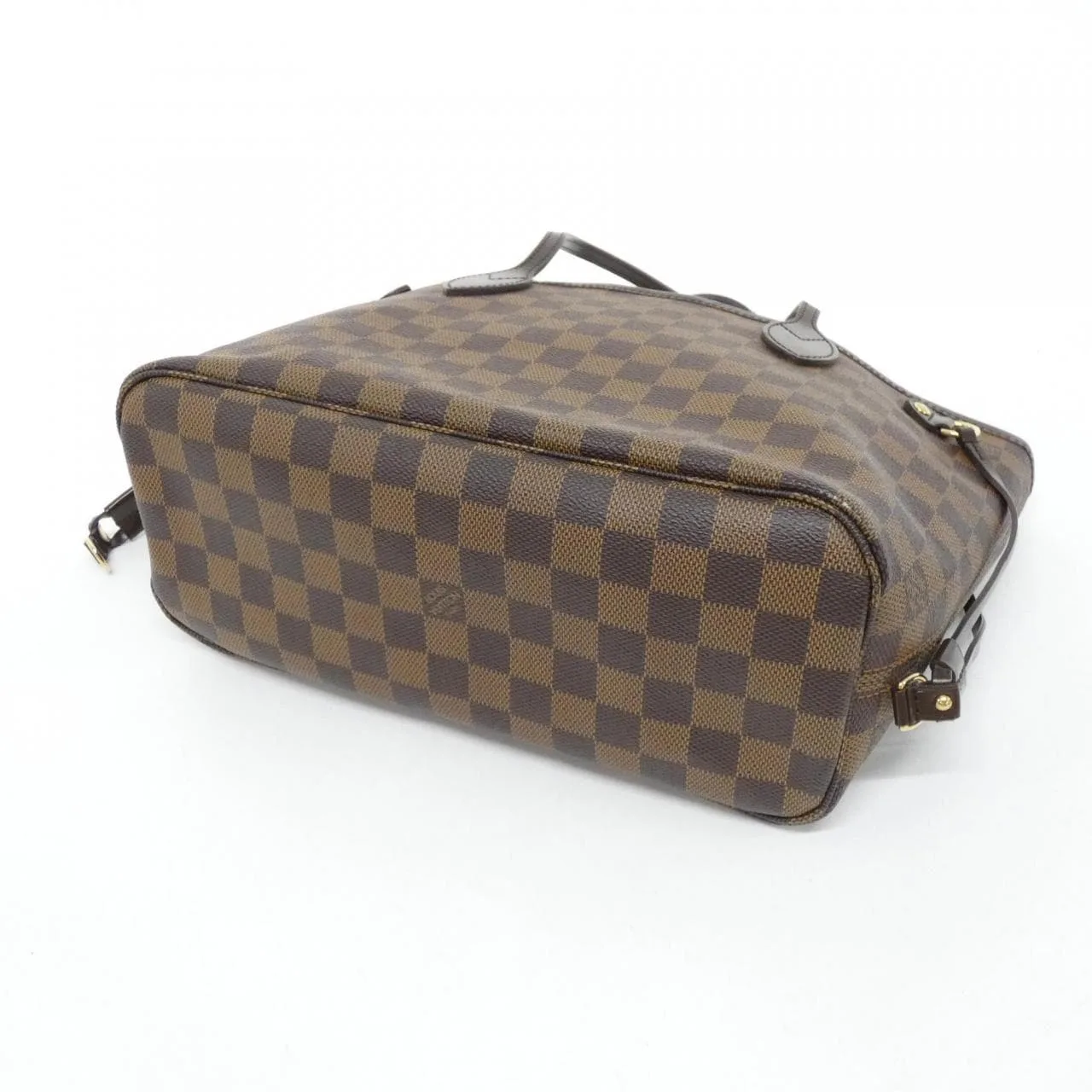 LOUIS VUITTON Neverfull N51109 Tote Damier 黑色 Damier 中古品A - 縮圖 2