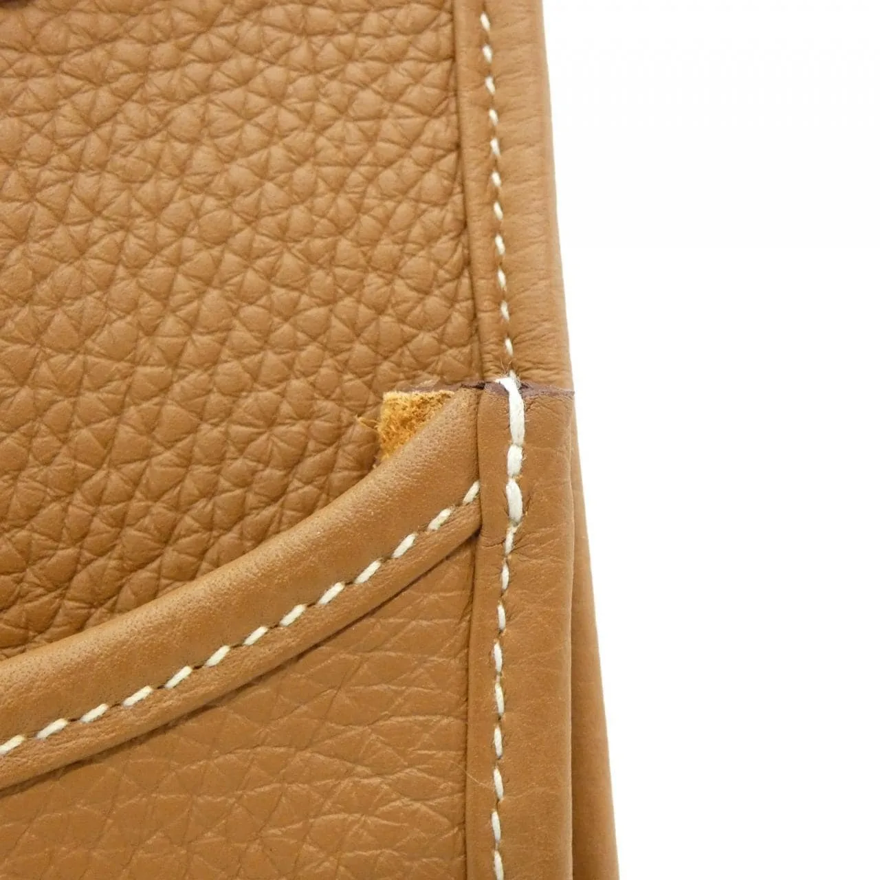 HERMES Evelyne 056277CK Shoulder Clemence Gold Clemence Leather Rank A - Thumbnail 6