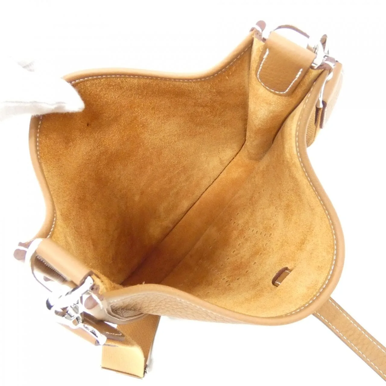 HERMES Evelyne 056277CK Shoulder Clemence Gold Clemence Leather Rank A - Thumbnail 9