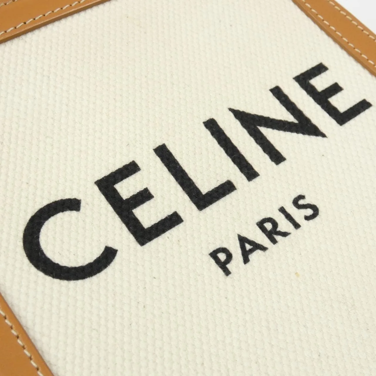 CELINE Cabas 193302BNZ Handbag Canvas 4