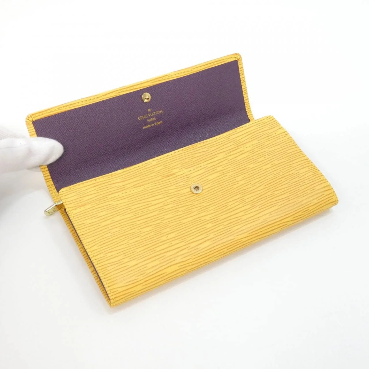 LOUIS VUITTON Pochette M63579 銀包 Epi 4