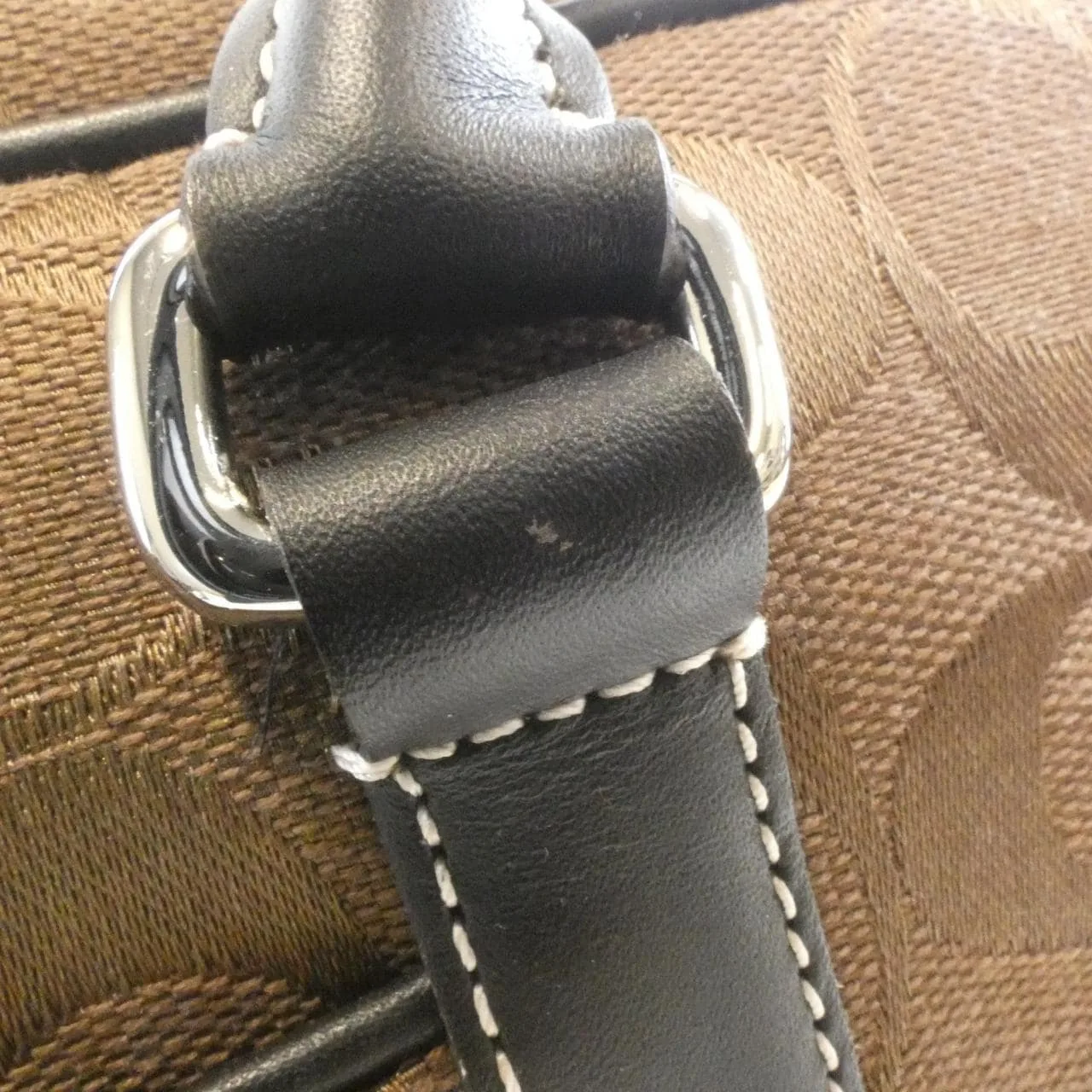 COACH 6097 肩背包 帆布 4