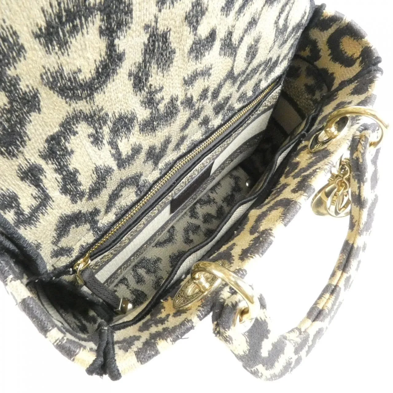 DIOR Lady Dior M0565ORHM 手提包 帆布 9