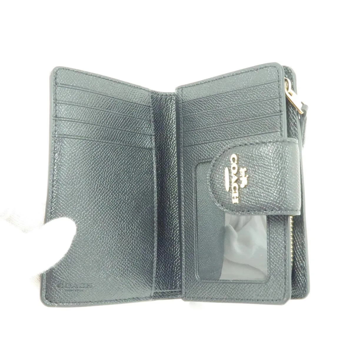COACH 6390 銀包 黑色 新品 - 縮圖 4
