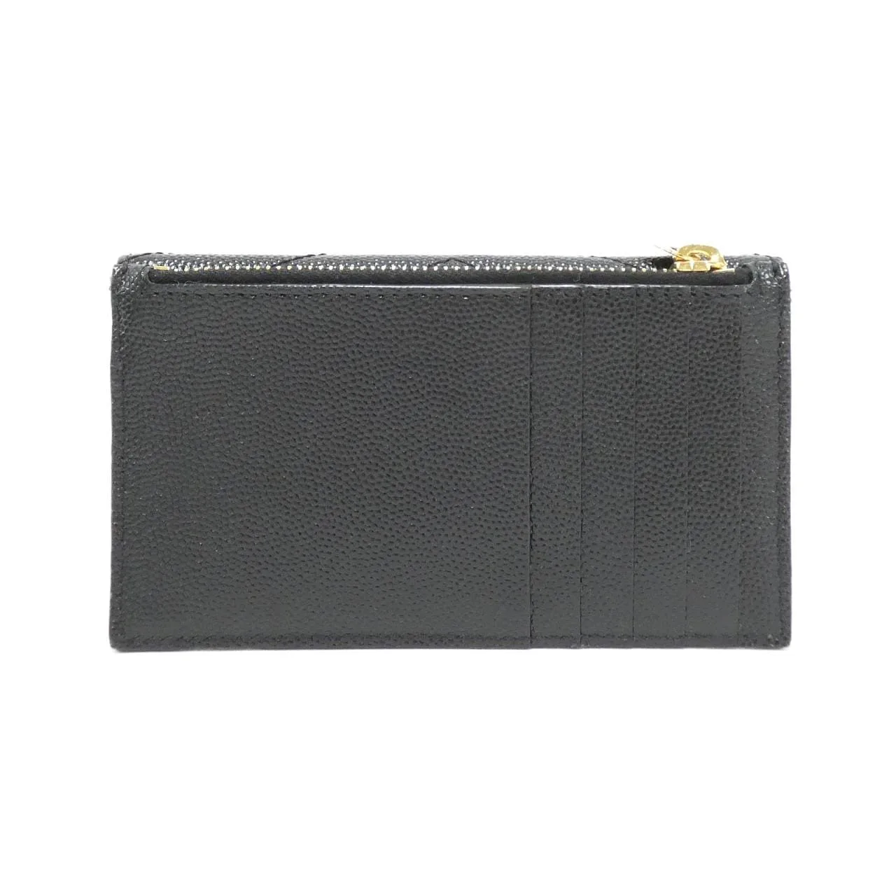 SAINT LAURENT 612808 BOW01 Card Case Black New - Thumbnail 2