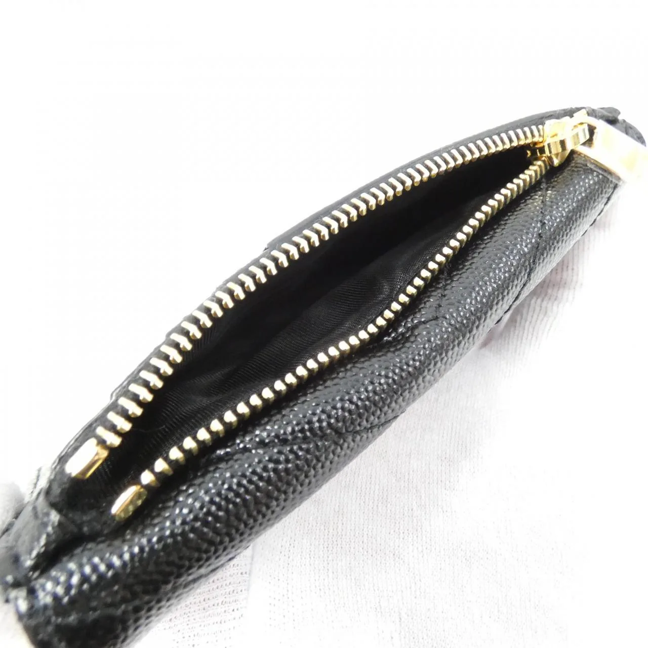 SAINT LAURENT 612808 BOW01 Card Case Black New - Thumbnail 4