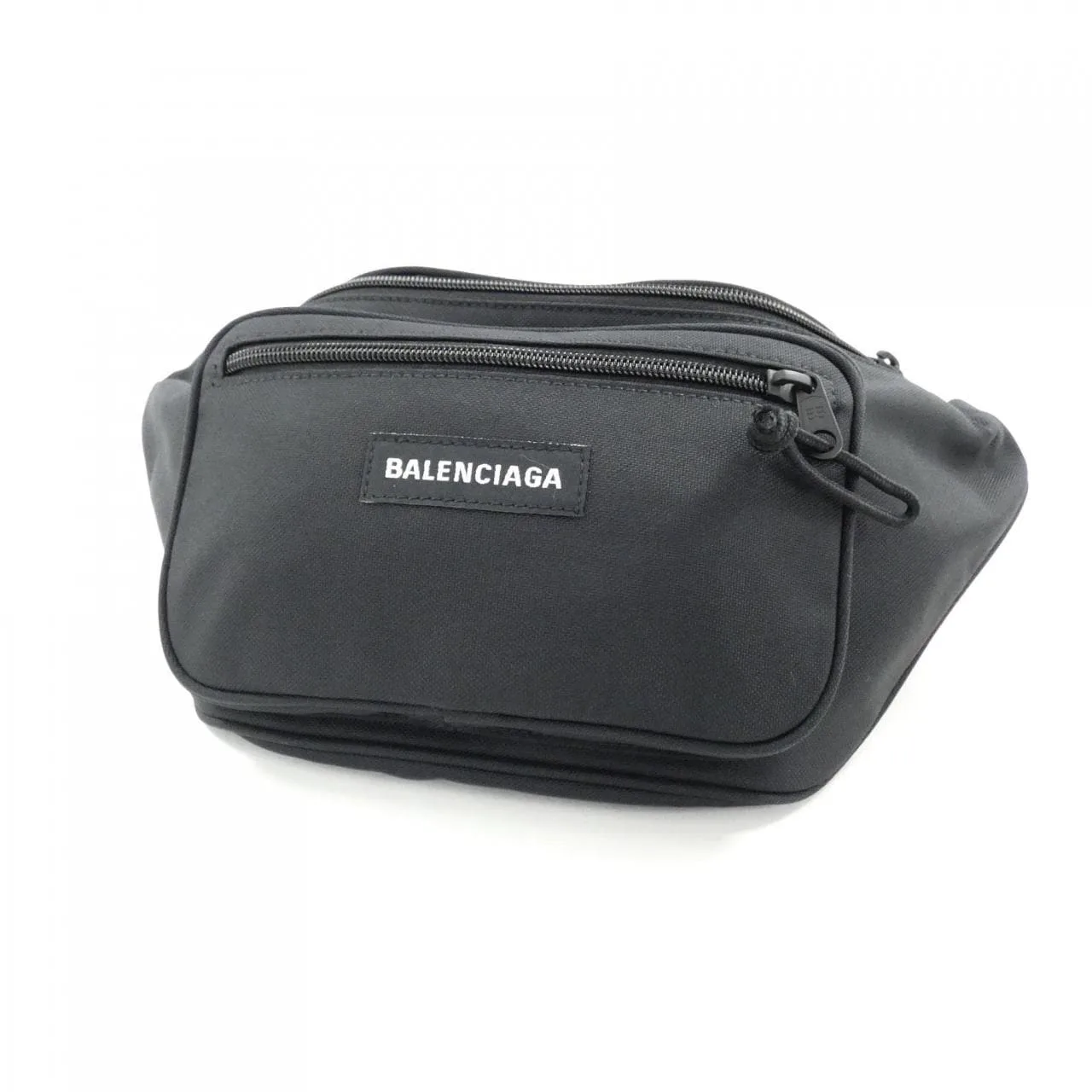 BALENCIAGA 482389 2JMF7 Belt Nylon Black Nylon - Thumbnail 3