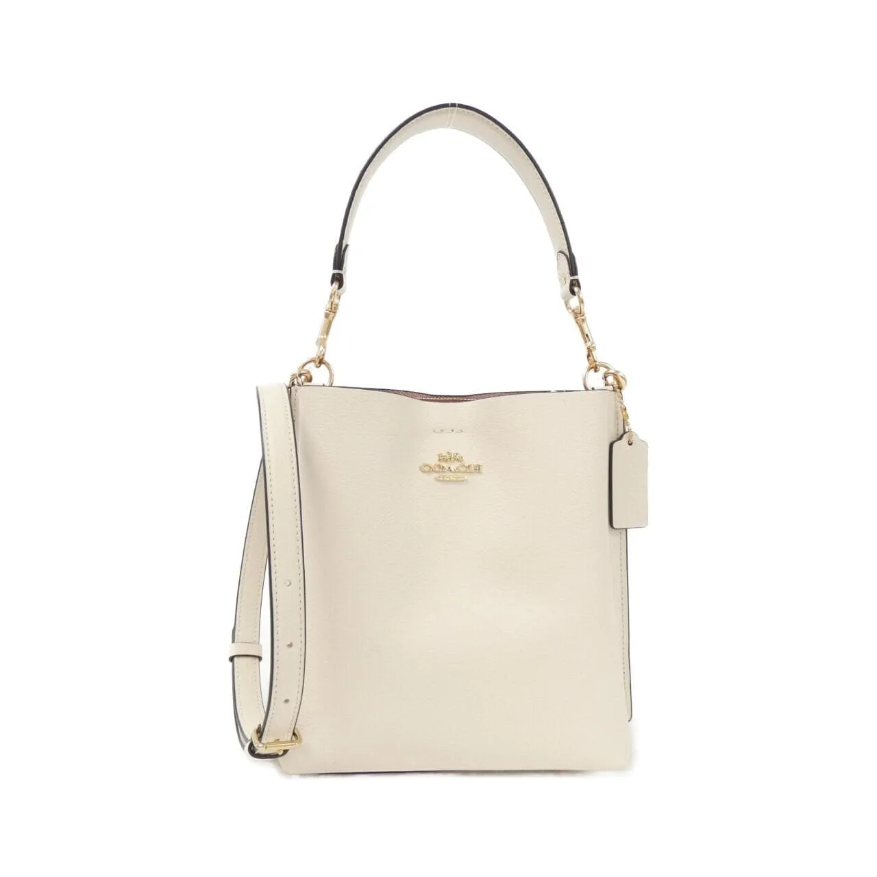 COACH CA177 Handbag Leather
