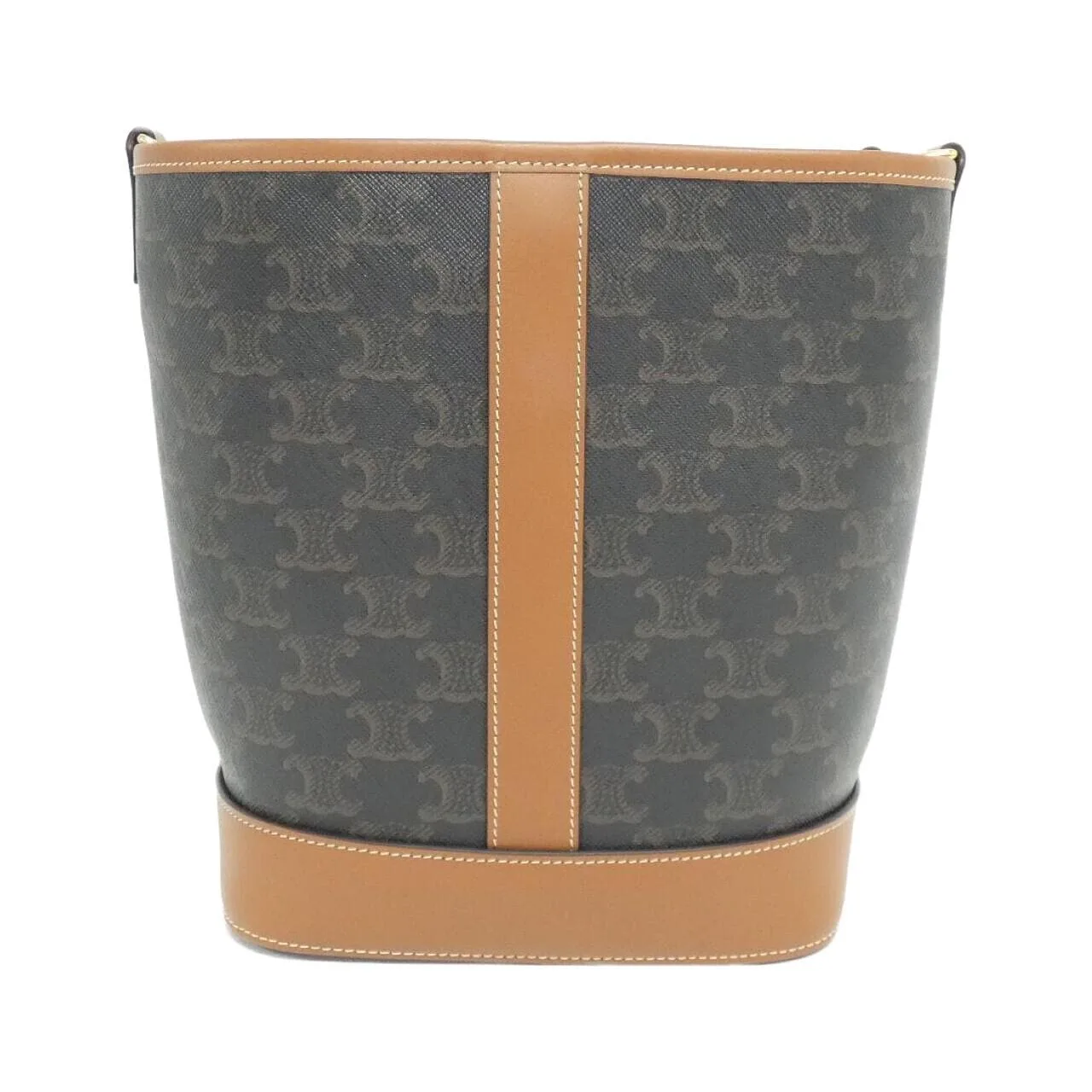 CELINE Triomphe 191442CAS Shoulder Canvas Black Canvas New - Thumbnail 2