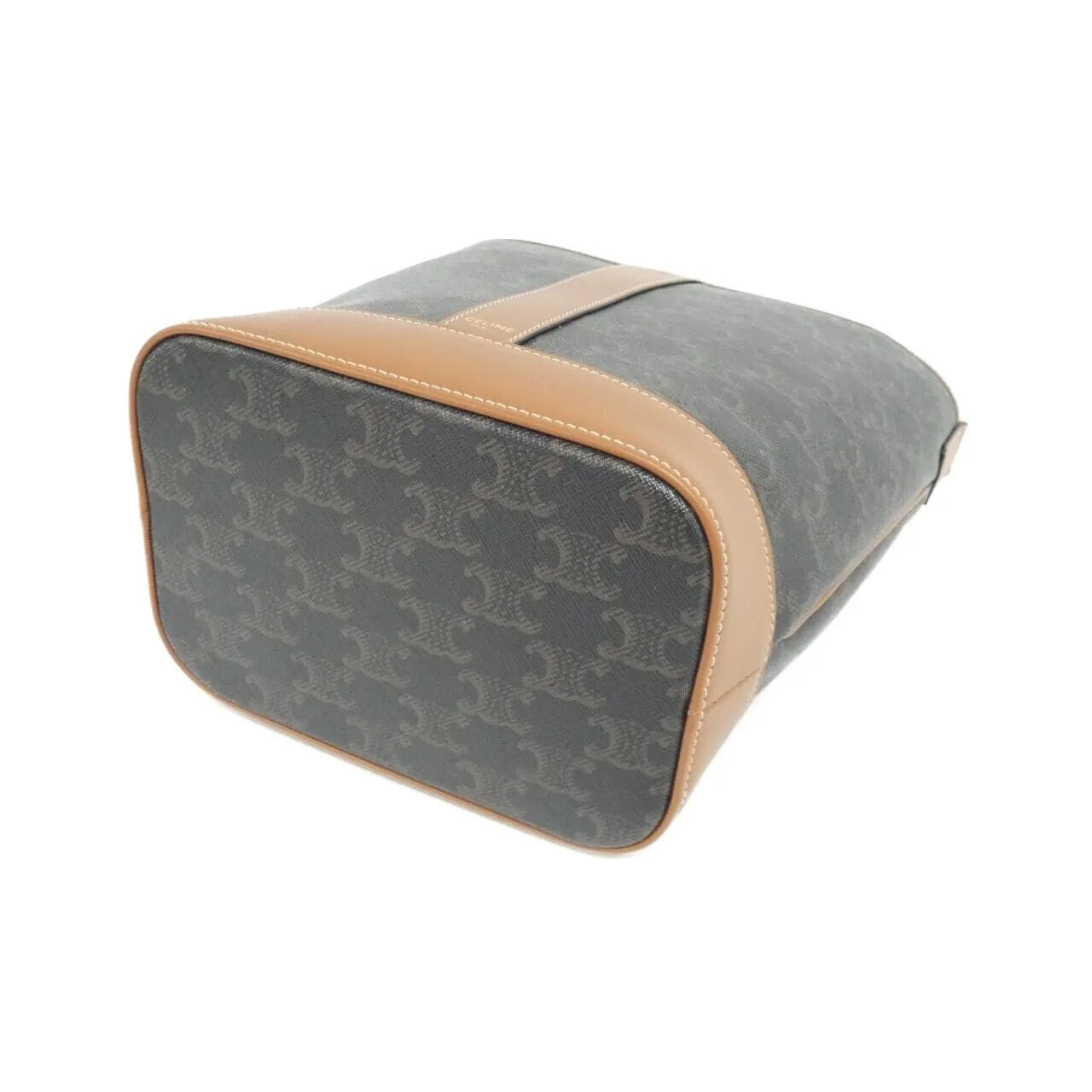 CELINE Triomphe 191442CAS Shoulder Canvas Black Canvas New - Thumbnail 3