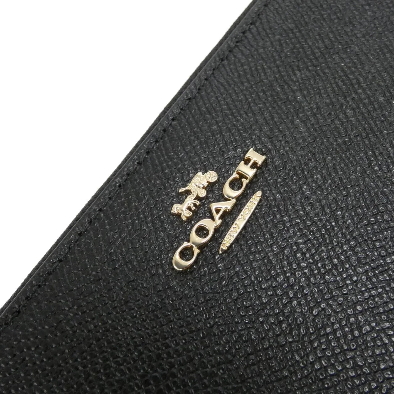 COACH C3441 銀包 皮革 黑色 皮革 新品 - 縮圖 4