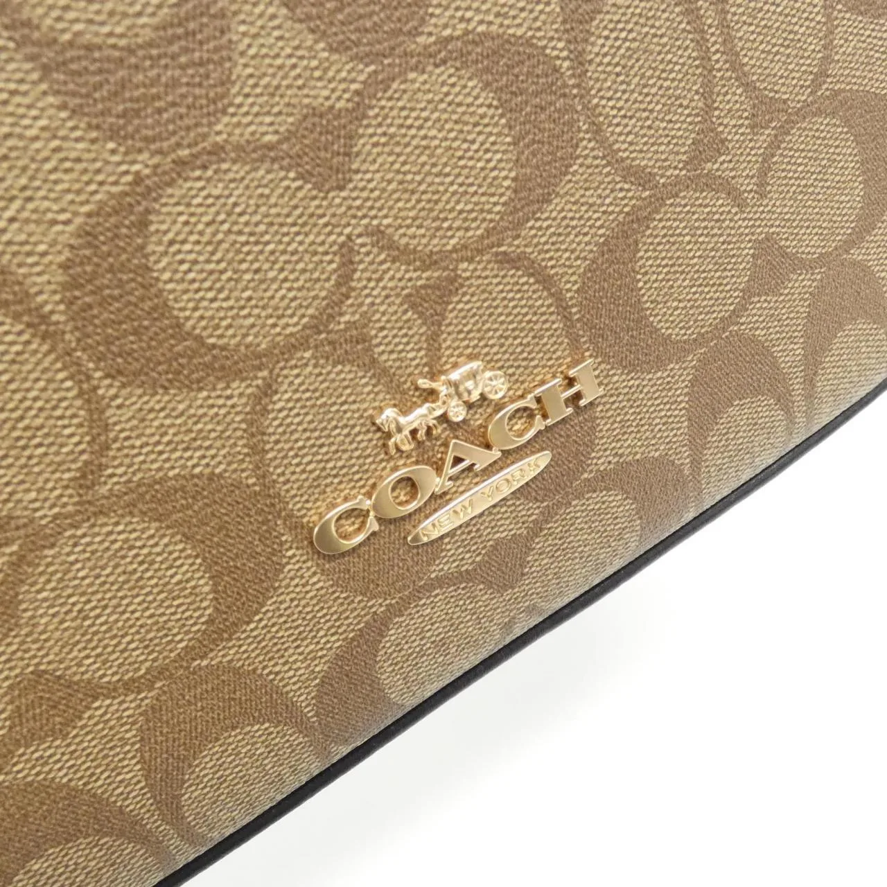 COACH CU959 肩背包 帆布 黑色 帆布 新品 - 縮圖 4