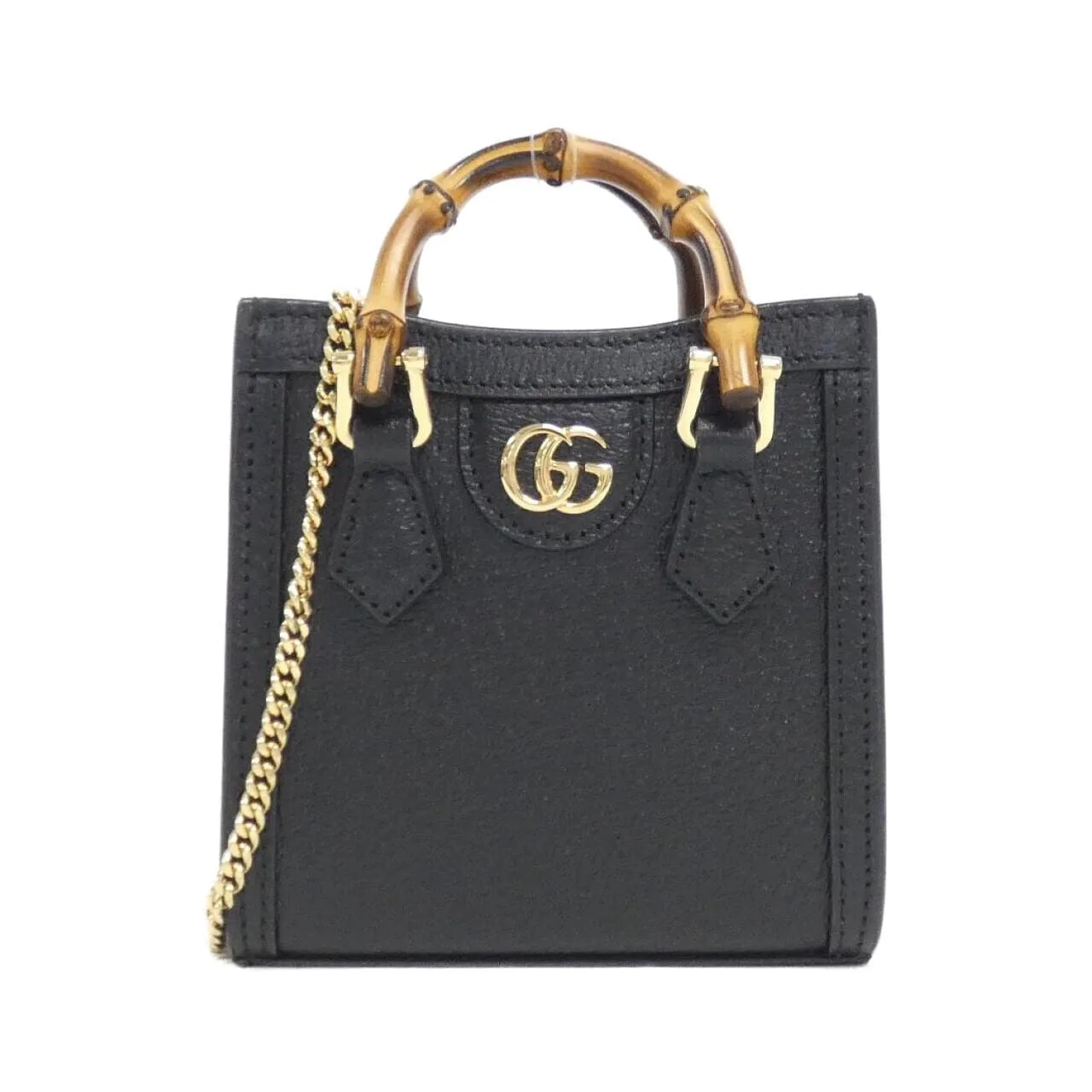 GUCCI 760251 DJ20G Handbag Leather