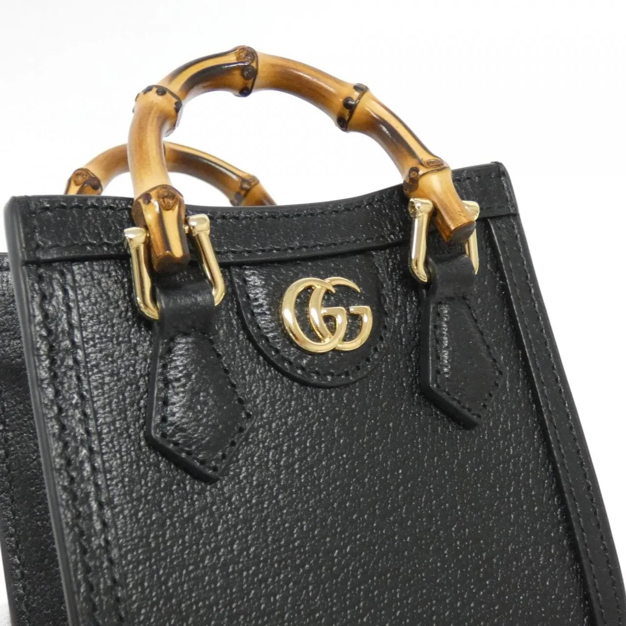 GUCCI 760251 DJ20G Handbag Leather 4