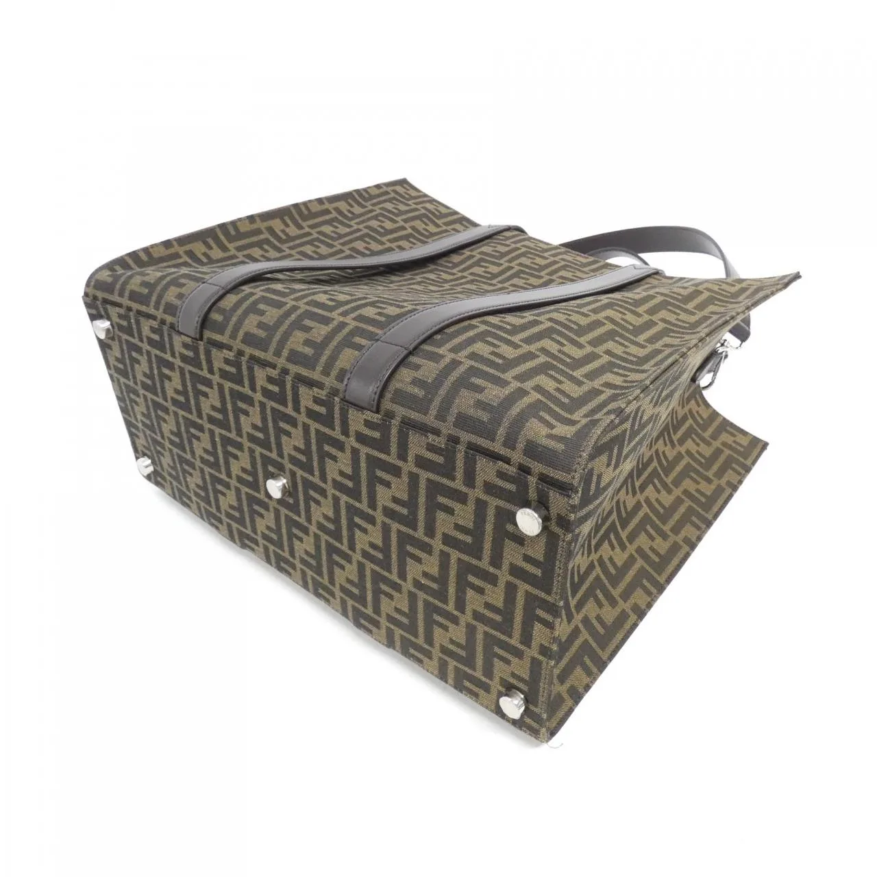 FENDI Baguette 7VA390 AG0M Tote Canvas 黑色 帆布 新品 - 縮圖 2