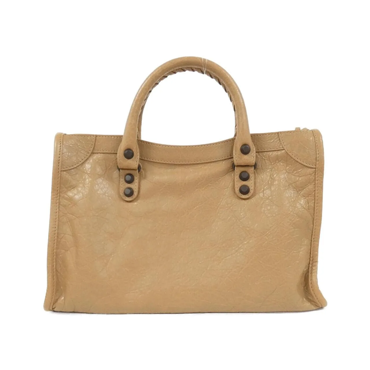 BALENCIAGA Le City 811442 2ABEK Handbag Lambskin Black Lambskin - Thumbnail 2