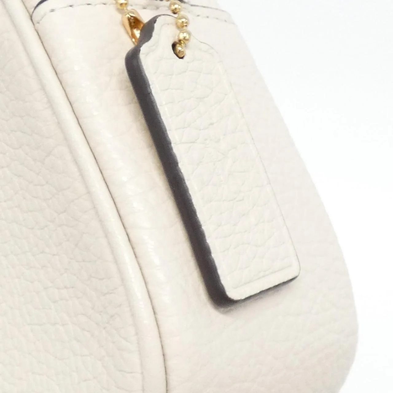 COACH CQ875 肩背包 皮革 黑色 皮革 新品 - 縮圖 4