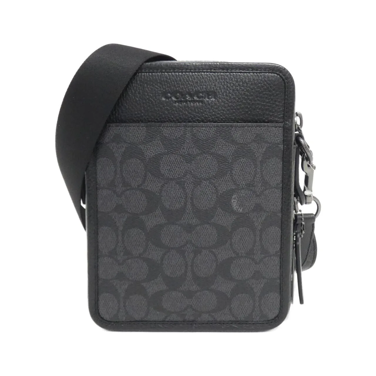 COACH CW388 肩背包 帆布 Black